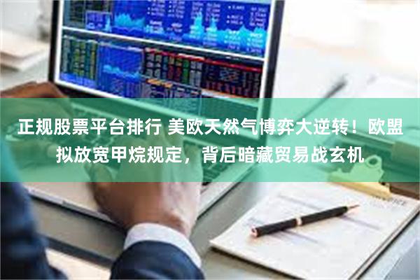 正规股票平台排行 美欧天然气博弈大逆转！欧盟拟放宽甲烷规定，背后暗藏贸易战玄机