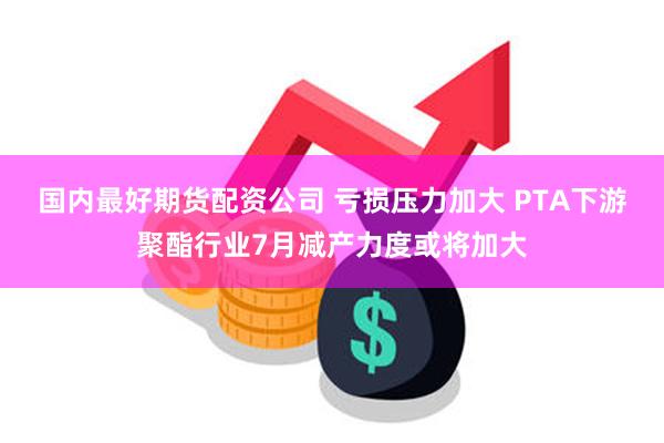 国内最好期货配资公司 亏损压力加大 PTA下游聚酯行业7月减产力度或将加大