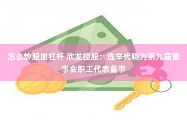 怎么炒股加杠杆 欣龙控股：选举代晓为第九届董事会职工代表董事