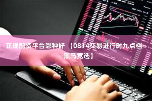 正规配资平台哪种好 【0814交易进行时九点档——黑马竞选】